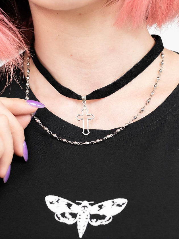 Prayers Cross Collar