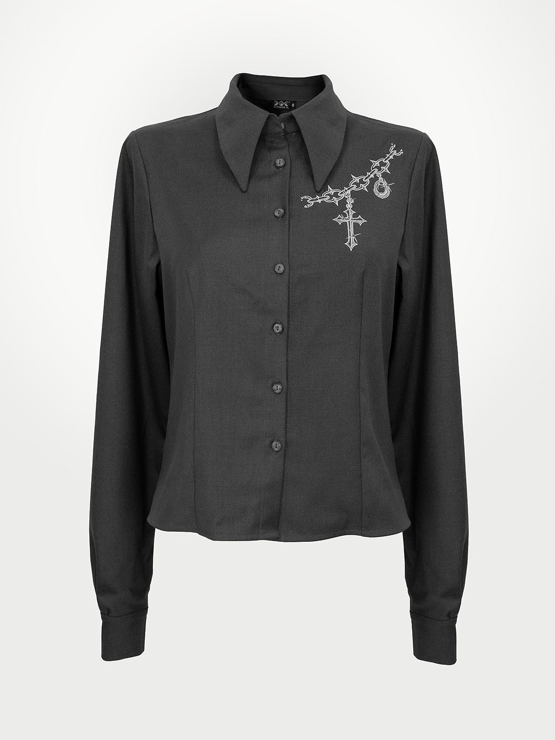 Enigma Grey Collar Shirt