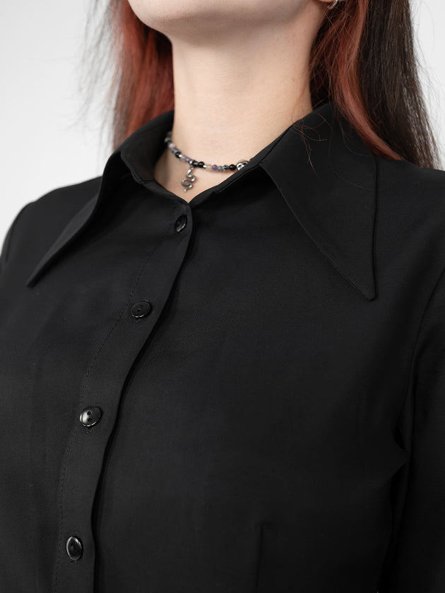 Raven Pointed Collar Shirt