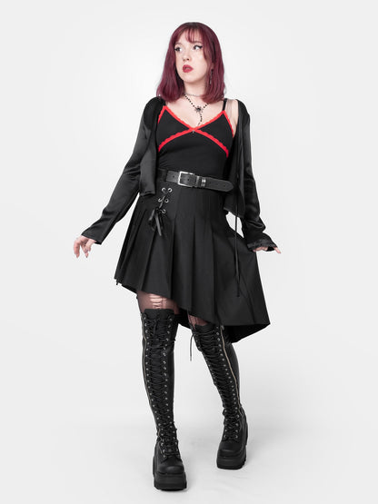Mercy Satin Tied Up Cardigan