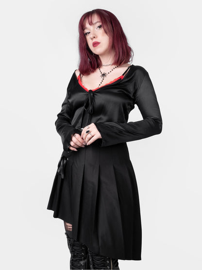 Mercy Satin Tied Up Cardigan
