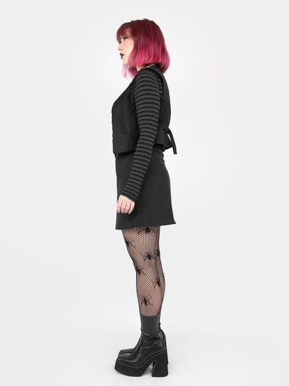 Coven Mini Slit Skirt
