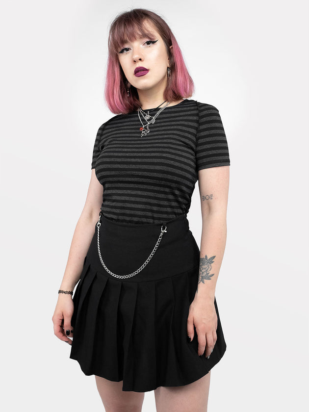 Mori Striped Baby Tee