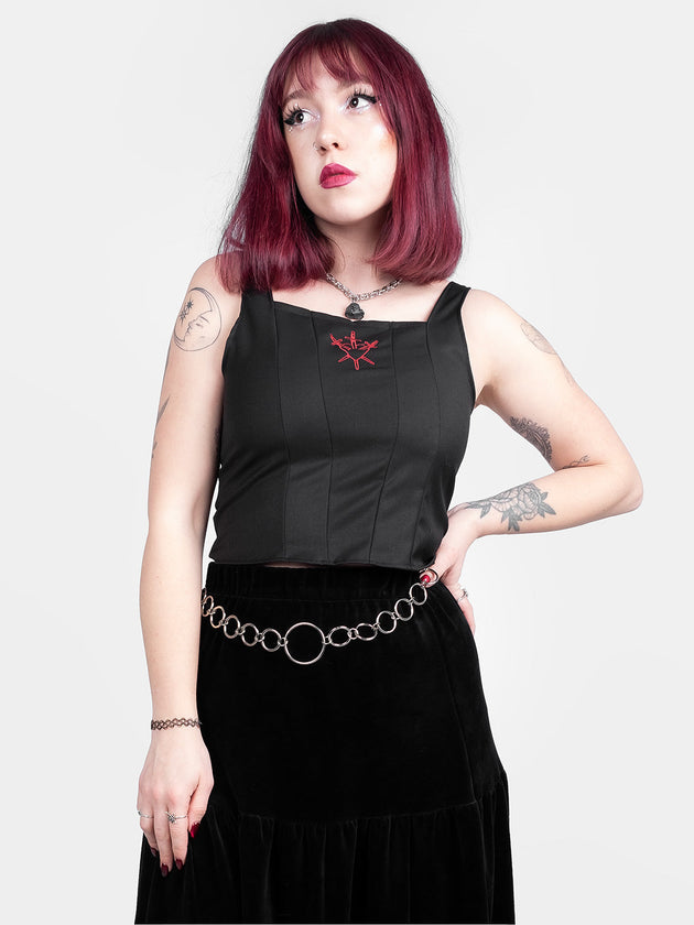 Three of Swords Corset Top