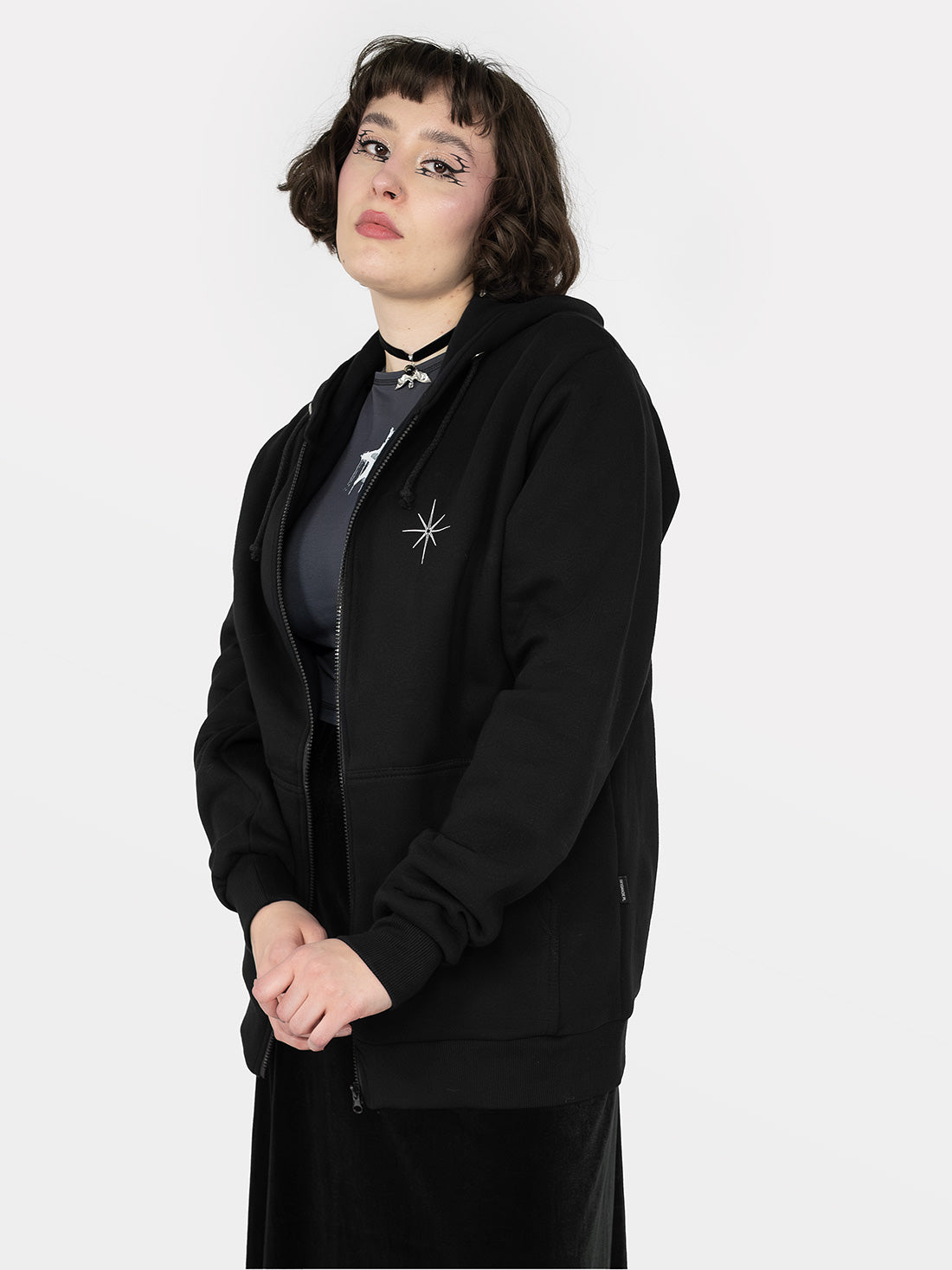 The Lovers Zipped Hoodie