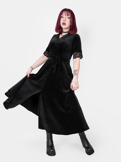 Rosemary Velvet Maxi Dress