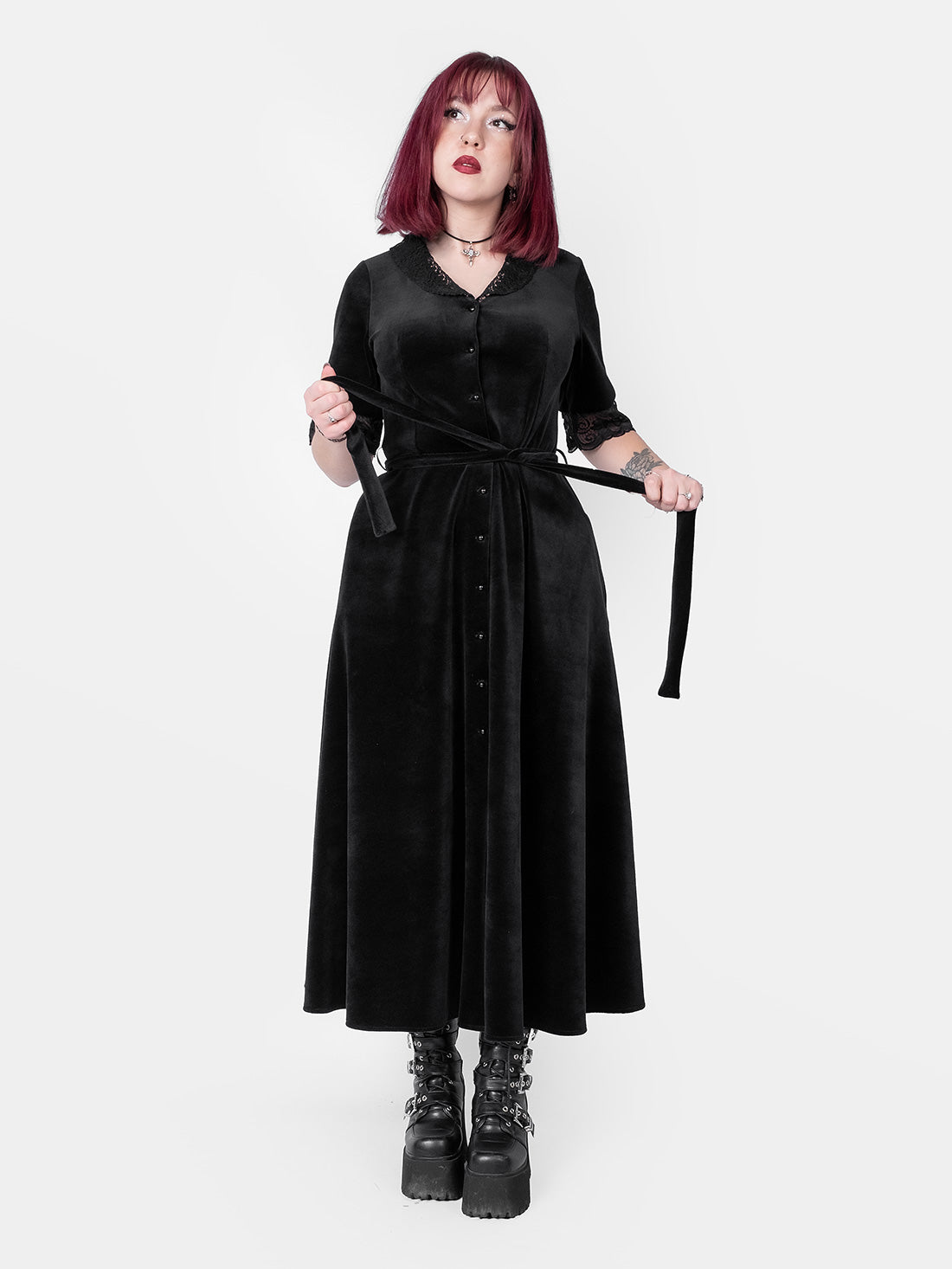 Rosemary Velvet Maxi Dress