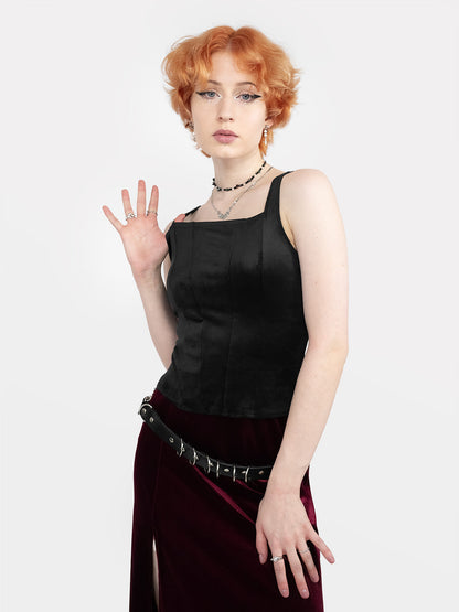 Conjure Velvet Corset Top