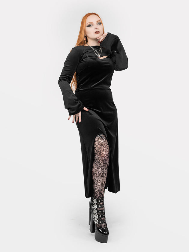 Anathema Velvet Midaxi Dress