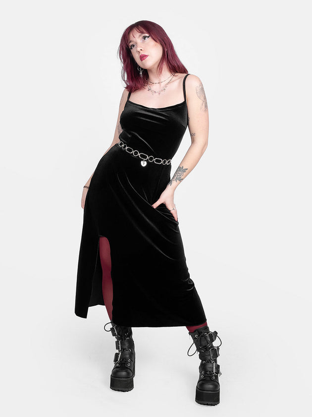 Anathema Velvet Midaxi Dress