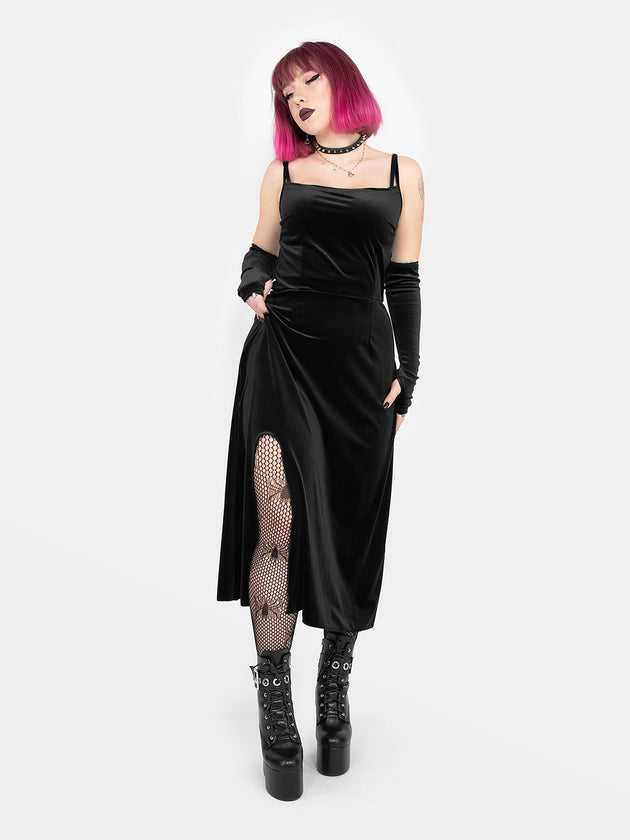 Anathema Velvet Midaxi Dress