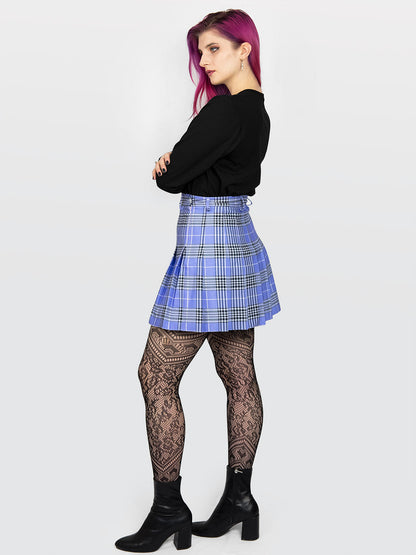 Violet Plaid Tennis Skirt
