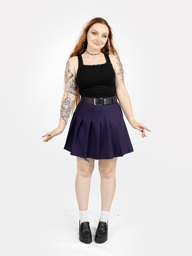 Purple Tennis Belt Skirt