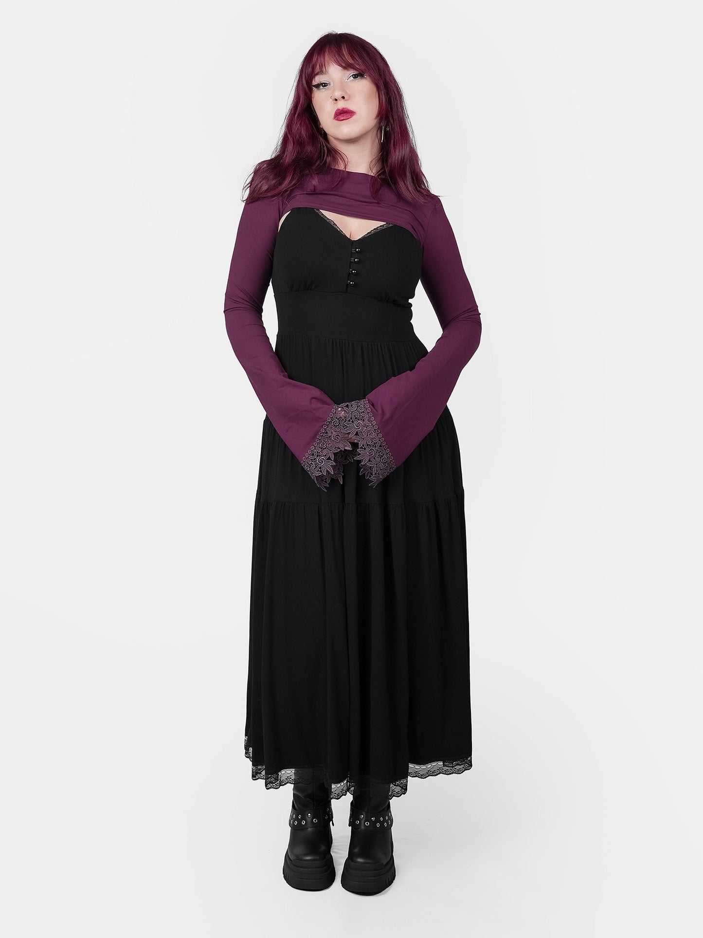Whimsy Wide Sleeve Lace Shrug