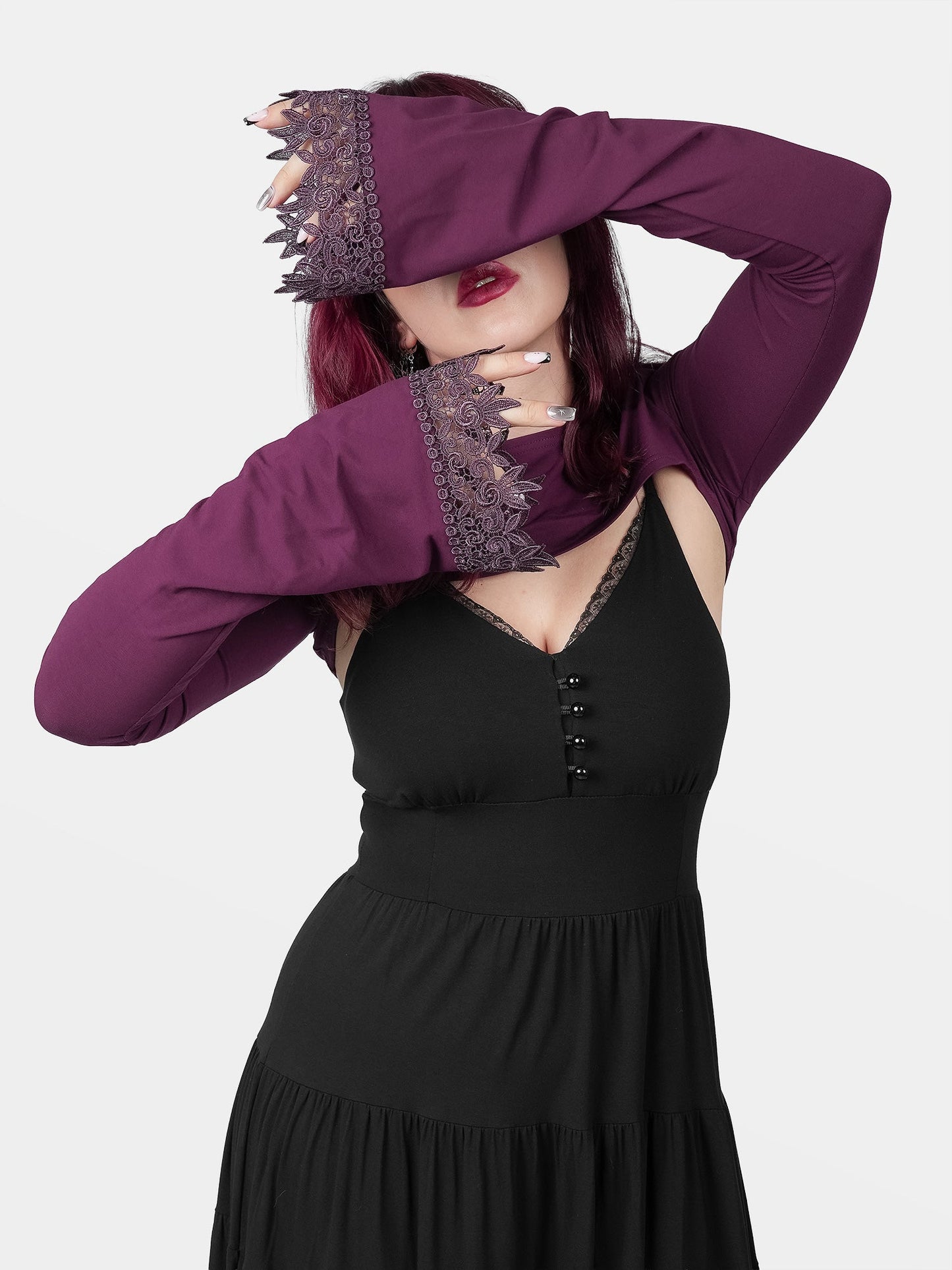 Whimsy Wide Sleeve Lace Shrug