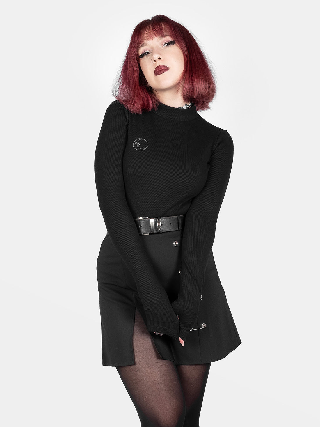 Moonage Ribbed Turtleneck