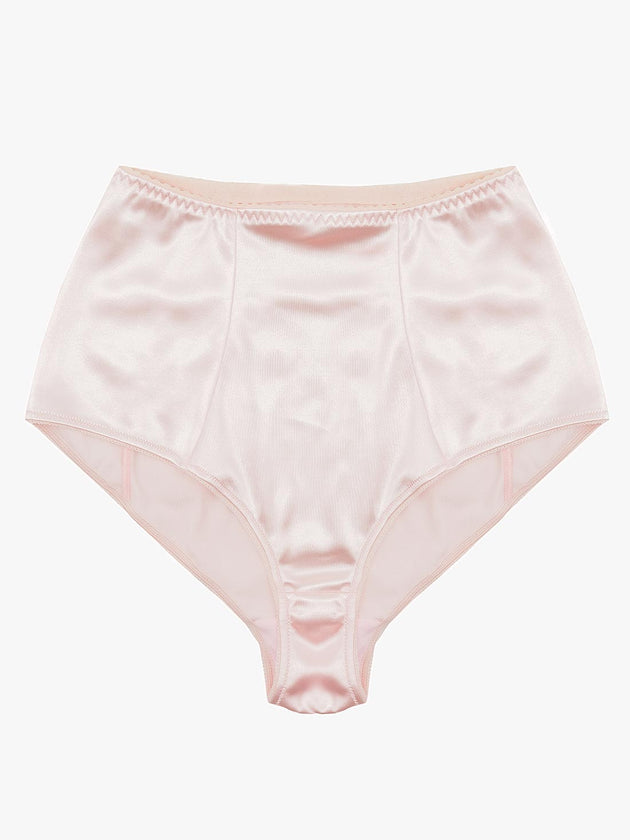 Desire High Waist Pink Satin Panties