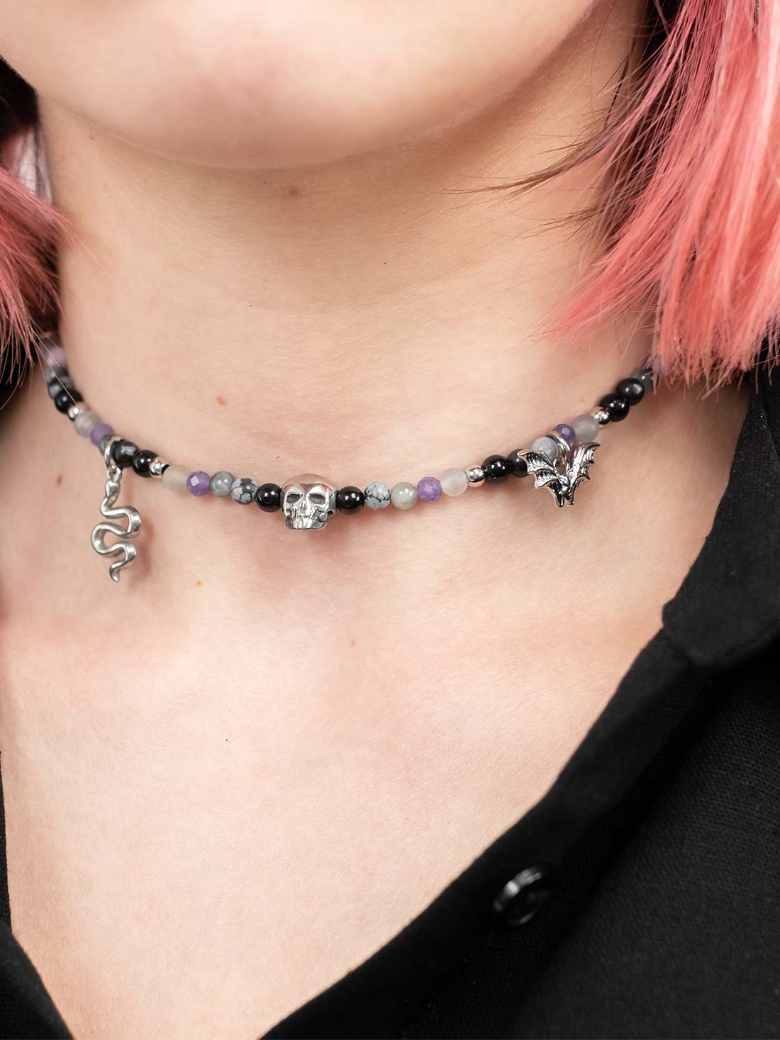Bonebreaker Gemstone Choker