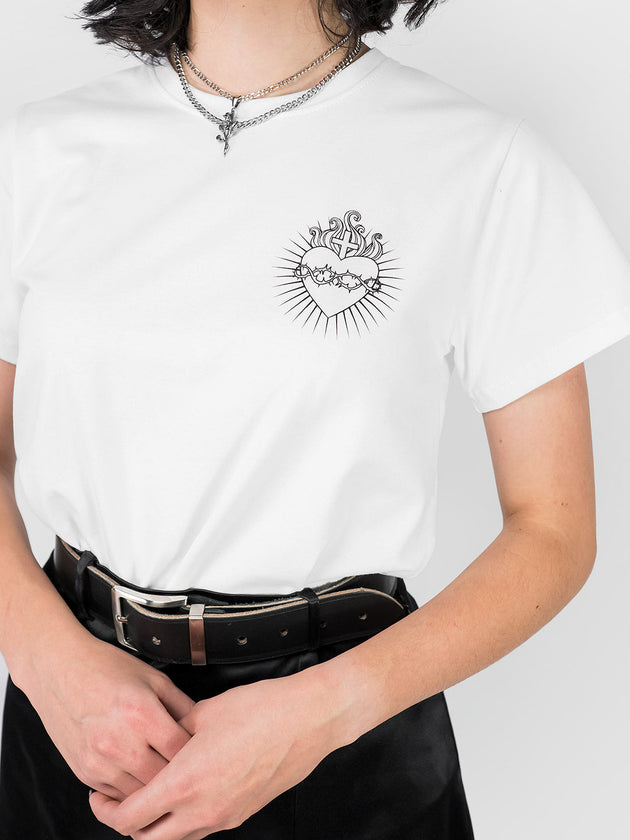 Sacred Heart White T-shirt