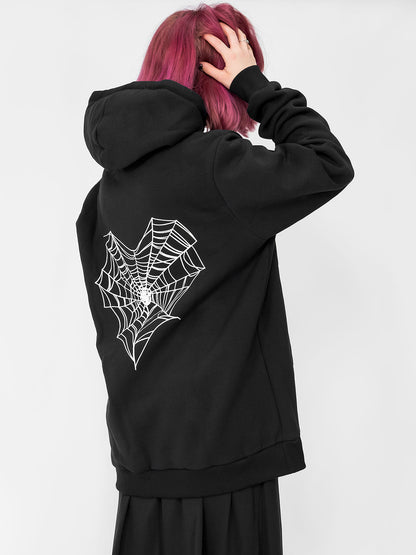 Heartache Cobweb Hoodie